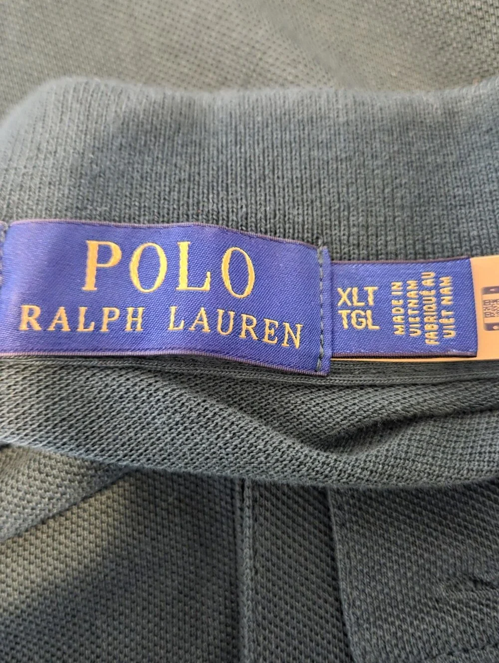 Polo Ralph Lauren Mens Big Triple Pony Short Sleeve Polo Green BIG &TALL XLT